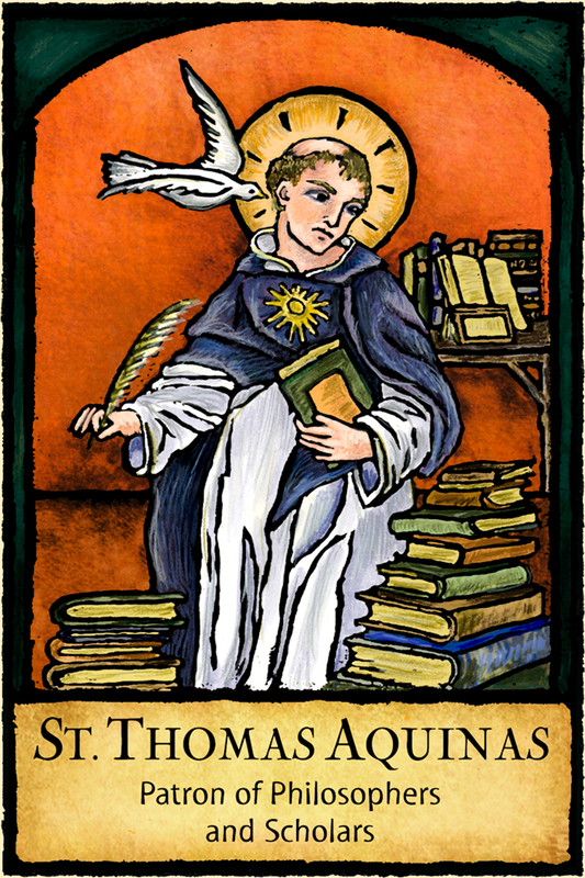 St. Thomas Aquinas - Patron Saints #444