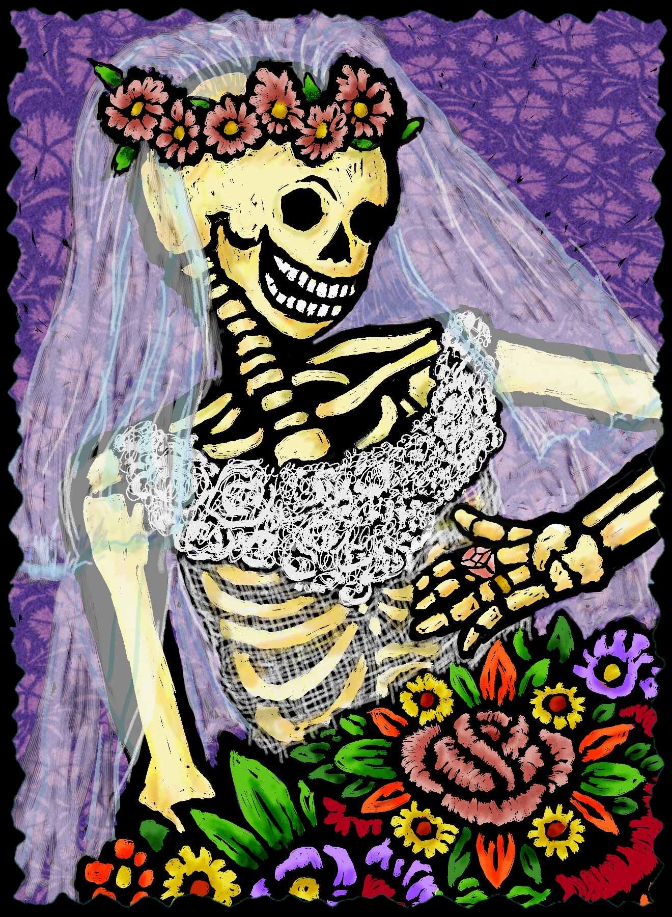 Bride - Dia De Los Muertos #2102