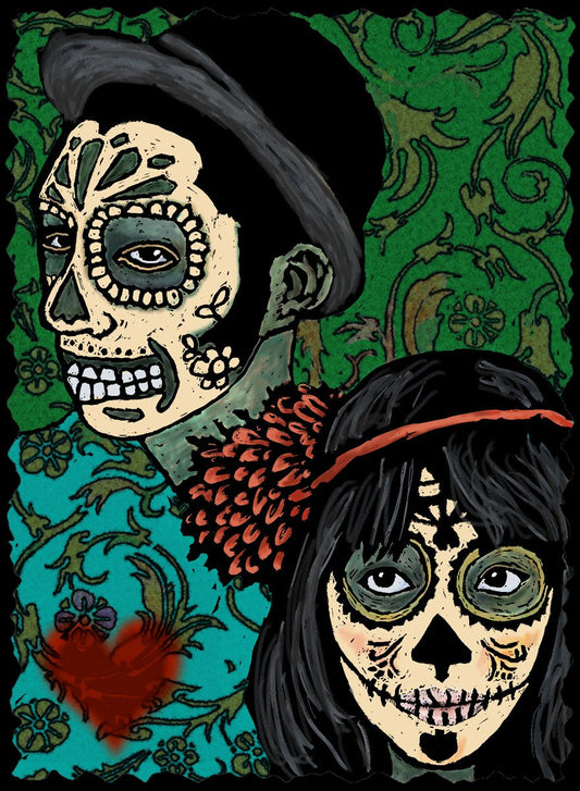 Couple - Dia De Los Muertos #2104