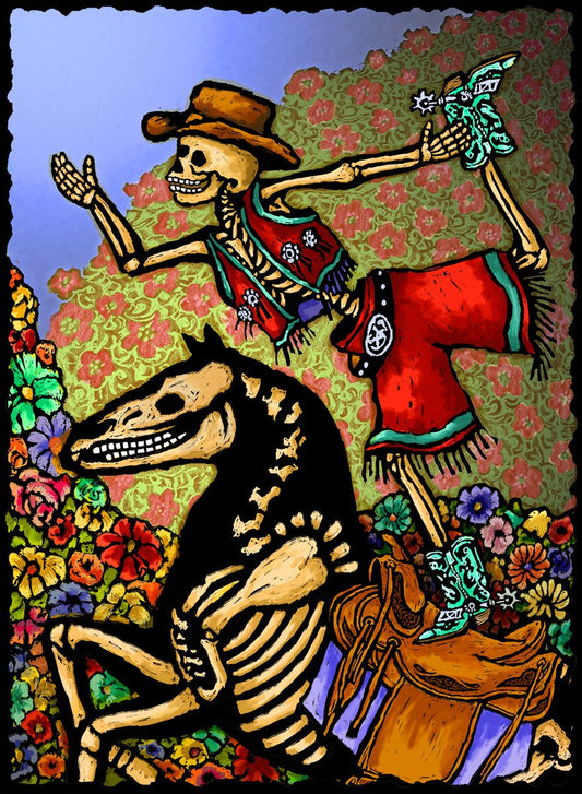 Cowgirl - Dia De Los Muertos #2116